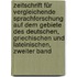Zeitschrift Für Vergleichende Sprachforschung Auf Dem Gebiete Des Deutschen, Griechischen Und Lateinischen, Zweiter Band