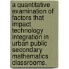 A Quantitative Examination of Factors That Impact Technology Integration in Urban Public Secondary Mathematics Classrooms. door Phyllis Harvey-Buschel