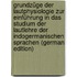 Grundzüge Der Lautphysiologie Zur Einführung in Das Studium Der Lautlehre Der Indogermanischen Sprachen (German Edition)