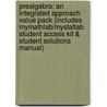 Prealgebra: An Integrated Approach Value Pack (Includes Mymathlab/Mystatlab Student Access Kit & Student Solutions Manual) door Margaret L. Lial