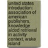United States Introduction: Association Of American Publishers, Knowledge Aided Retrieval In Activity Context, Wake Island