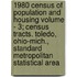 1980 Census of Population and Housing Volume - 3; Census Tracts. Toledo, Ohio-Mich., Standard Metropolitan Statistical Area