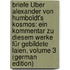 Briefe Über Alexander Von Humboldt's Kosmos: Ein Kommentar Zu Diesem Werke Für Gebildete Laien, Volume 3 (German Edition)