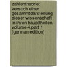 Zahlentheorie: Versuch Einer Gesammtdarstellung Dieser Wissenschaft in Ihren Haupttheilen, Volume 4,part 1 (German Edition) door Gustav Heinrich Bachmann Paul