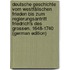 Deutsche geschichte vom Westfälischen frieden bis zum regierungsantritt Friedrich's des Grossen. 1648-1740 (German Edition)