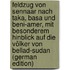 Feldzug Von Sennaar Nach Taka, Basa Und Beni-Amer, Mit Besonderem Hinblick Auf Die Völker Von Bellad-Sudan (German Edition)