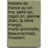 Histoire de France Au Cin Ma: Saint-Cyr, Napol On, Jeanne D'Arc, La Reine Margot, Marie-Antoinette, Beaumarchais, L'Insolent