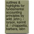 Outlines & Highlights For Fundamental Accounting Principles By Wild, John J. / Larson, Kermit D. / Chiappetta, Barbara, Isbn