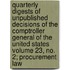 Quarterly Digests of Unpublished Decisions of the Comptroller General of the United States Volume 23, No. 2; Procurement Law