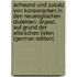 Schwund Und Zusatz Von Konsonanten in Den Neuenglischen Dialekten: Drgest. Auf Grund Der Ellis'Schen Listen (German Edition)