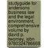 Studyguide For Andersons Business Law And The Legal Environment, Comprehensive Volume By David P. Twomey, Isbn 9780324786668