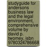 Studyguide For Andersons Business Law And The Legal Environment, Comprehensive Volume By David P. Twomey, Isbn 9780324786668 door Cram101 Textbook Reviews