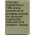University Organizations: 1994 Group, Conference Of European Schools For Advanced Engineering Education And Research, Unesco