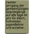 Zweiter Jahrgang der gemeinnützigen Spaziergänge auf alle Tage im Jahr für Eltern, Hofmeister, Jugendlehrer und Erzieher.