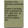 Travels in the Slavonic Provinces of Turkey-in-Europe. With a preface by the Right Hon. W. E. Gladstone. Second edition, etc. door Georgina Mary Muir Mackenzie Sebright
