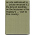 An Ode Addressed To ... [victor Emanuel Ii.] The King Of Sardinia, On The Occasion Of His Majesty's ... Visit To This Country.