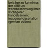 Beiträge Zur Kenntniss Der Aloë Und Werthbestimmung Ihrer Wichtigeren Handelssorten: Inaugural-Dissertation (German Edition) door Kondracki Eugen