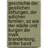 Geschichte der geistlichen Stiftungen, der adlichen Familien, so wie der Städte und Burgen der Mark Brandenburg, Dritter Band
