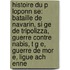 Histoire Du P Loponn Se: Bataille De Navarin, Si Ge De Tripolizza, Guerre Contre Nabis, T G E, Guerre De Mor E, Ligue Ach Enne