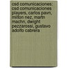 Csd Comunicaciones: Csd Comunicaciones Players, Carlos Pavn, Milton Nez, Martn Machn, Dwight Pezzarossi, Gustavo Adolfo Cabrera door Books Llc