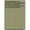 Die Auswirkungen des Antidiskriminierungsgesetzes auf die Privatwirtschaft anhand des Gesetzentwurfes der rot-grünen Koalition door Norman Lieske