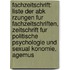 Fachzeitschrift: Liste Der Abk Rzungen Fur Fachzeitschriften, Zeitschrift Fur Politische Psychologie Und Sexual Konomie, Agemus