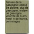 Histoire De La Gascogne: Comte De Bigorre, Duc De Gascogne, Maison De Gascogne, Vicomte De B Arn, Henri Iv De France, Comminges