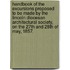 Handbook of the excursions proposed to be made by the Lincoln Diocesan Architectural Society, on the 27th and 28th of May, 1857.