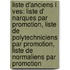 Liste D'Anciens L Ves: Liste D' Narques Par Promotion, Liste de Polytechniciens Par Promotion, Liste de Normaliens Par Promotion