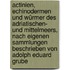 Actinien, Echinodermen und Würmer des Adriatischen- und Mittelmeers, nach eigenen Sammlungen beschrieben von Adolph Eduard Grube