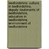 Bedfordshire: Culture in Bedfordshire, Deputy Lieutenants of Bedfordshire, Education in Bedfordshire, Environment of Bedfordshire