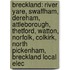 Breckland: River Yare, Swaffham, Dereham, Attleborough, Thetford, Watton, Norfolk, Colkirk, North Pickenham, Breckland Local Elec