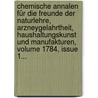 Chemische Annalen Für Die Freunde Der Naturlehre, Arzneygelahrtheit, Haushaltungskunst Und Manufakturen, Volume 1784, Issue 1... door Lorenz Florenz Friedrich Crell