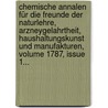 Chemische Annalen Für Die Freunde Der Naturlehre, Arzneygelahrtheit, Haushaltungskunst Und Manufakturen, Volume 1787, Issue 1... by Lorenz Florenz Friedrich Crell