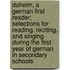Daheim, a German first reader; selections for reading, reciting, and singing during the first year of German in secondary schools