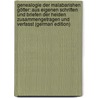Genealogie Der Malabarishen  Götter: Aus Eigenen Schriften Und Briefen Der Heiden Zusammengetragen Und Verfasst (German Edition) door Ziegenbalg Bartholomaeus