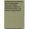 Politikwissenschaftliches Forschungsinstitut: Otto-Suhr-Institut, Deutsches Institut Fur Menschenrechte, Nrw School Of Governance by Quelle Wikipedia