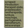 Synapsid Introduction: Therapsid Stubs, Probelesodon, Neotherapsida, Lumkuia, Moschops, Pachygenelus, Bienotherium, Tetraceratops door Source Wikipedia