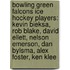 Bowling Green Falcons Ice Hockey Players: Kevin Bieksa, Rob Blake, David Ellett, Nelson Emerson, Dan Bylsma, Alex Foster, Ken Klee