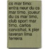 Cs Mar Timo: Entra Neur Du Cs Mar Timo, Joueur Du Cs Mar Timo, Club Sport Mar Timo, Carlos Carvalhal, K Pler Laveran Lima Ferreira