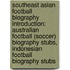 Southeast Asian Football Biography Introduction: Australian Football (Soccer) Biography Stubs, Indonesian Football Biography Stubs