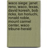 Waco Siege: Janet Reno, Waco, Texas, David Koresh, Bob Ricks, Lon Horiuchi, Ronald Noble, Mount Carmel Center, Waco Tribune-Herald by Source Wikipedia