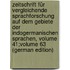 Zeitschrift Für Vergleichende Sprachforschung Auf Dem Gebiete Der Indogermanischen Sprachen, Volume 41;volume 63 (German Edition)