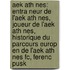 Aek Ath Nes: Entra Neur De L'aek Ath Nes, Joueur De L'aek Ath Nes, Historique Du Parcours Europ En De L'aek Ath Nes Fc, Ferenc Pusk