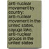 Anti-Nuclear Movement by Country: Anti-Nuclear Movement in the United States, Cayuga Lake, Anti-Nuclear Groups in the United States