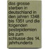 Das grosse Sterben in Deutschland in den Jahren 1348 bis 1351 und die folgenden Pestepidemien bis zum Schlusse des 14. Jahrhunderts