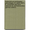 Festschrift Zum Achtzigsten Geburtstage.(15. Siwan 5667) Sr. Ehrwürden Des Herrn Rabbiners Dr. Wolf Feilchenfeld. (German Edition) by Koenigsberger Bernhard