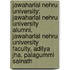 Jawaharlal Nehru University: Jawaharlal Nehru University Alumni, Jawaharlal Nehru University Faculty, Aditya Jha, Palagummi Sainath