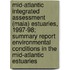 Mid-Atlantic Integrated Assessment (Maia) Estuaries, 1997-98; Summary Report Environmental Conditions in the Mid-Atlantic Estuaries
