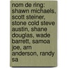 Nom de Ring: Shawn Michaels, Scott Steiner, Stone Cold Steve Austin, Shane Douglas, Wade Barrett, Samoa Joe, Arn Anderson, Randy Sa door Source Wikipedia